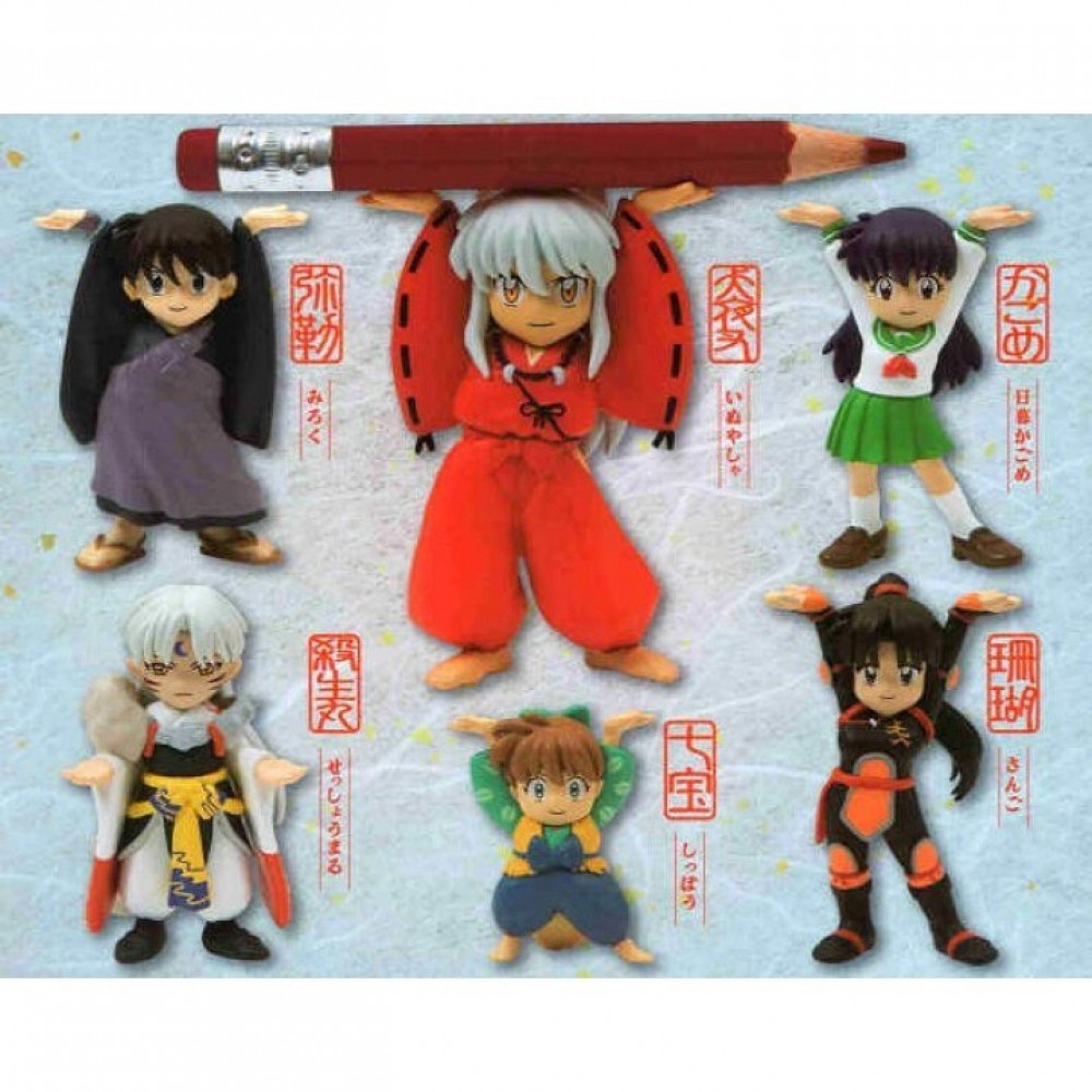Inuyasha Pen Holder Complete Capsule Toy JAPAN JP Anime NEW Mascot Capsule Toy