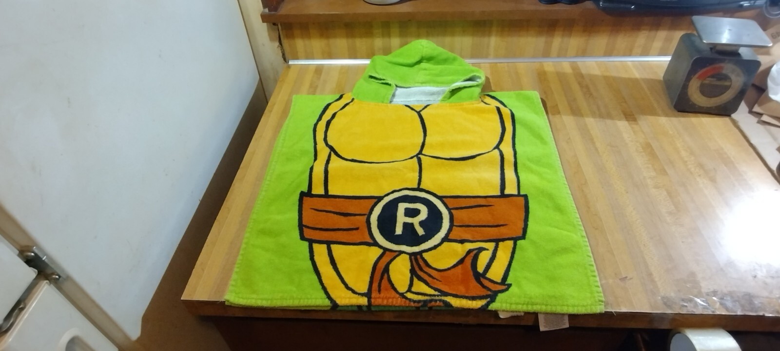 Teenage Ninja Turtles Donatello Towel Pullover Custome,2013,nickelodean!