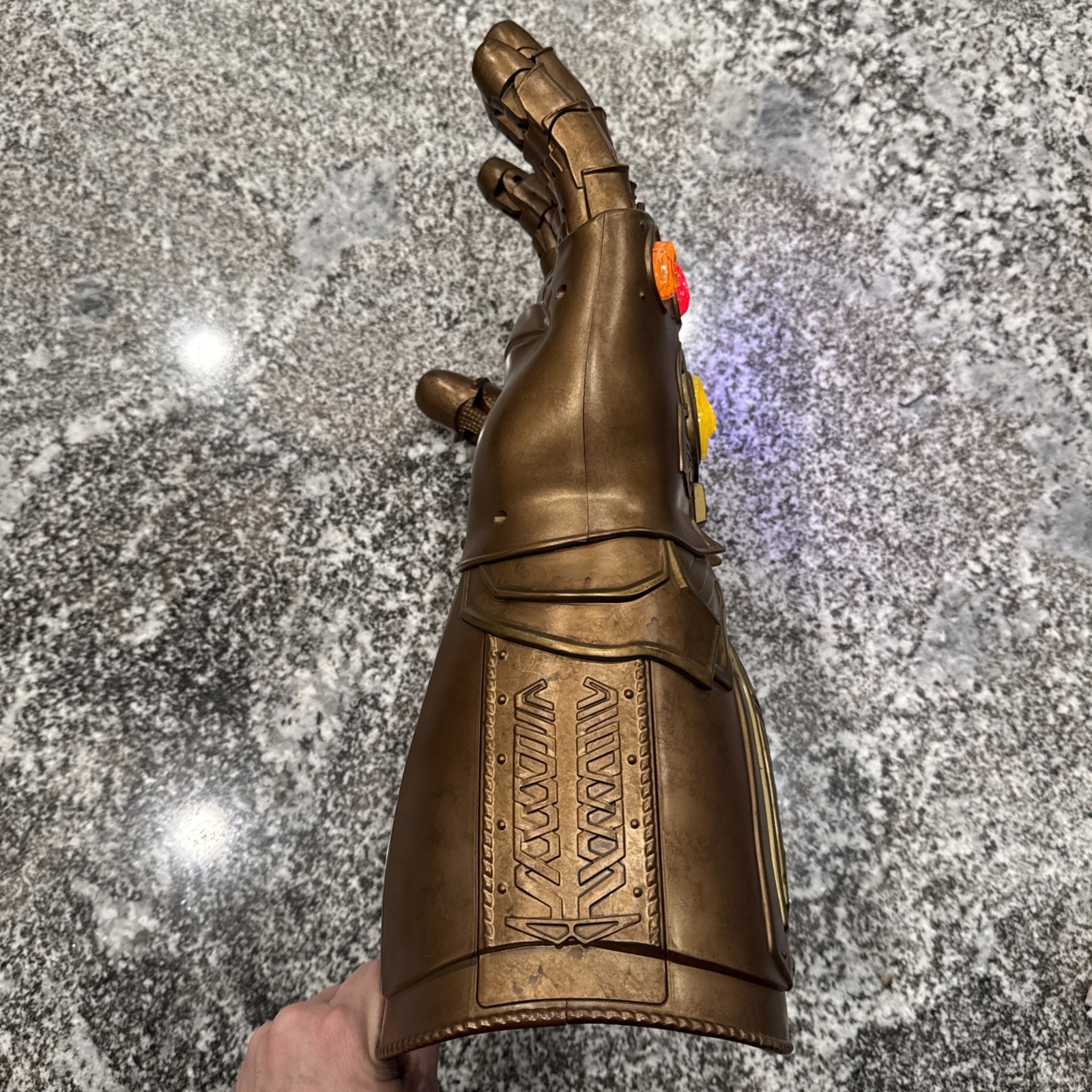 Marvel Legends Infinity Gauntlet Articulated Electronic Glove Thanos Clean Works