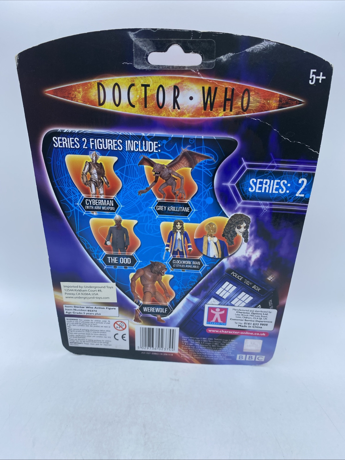 Dr Who: 5&Prime; Figure – Clockwork Man (Blue Coat) – Series 2