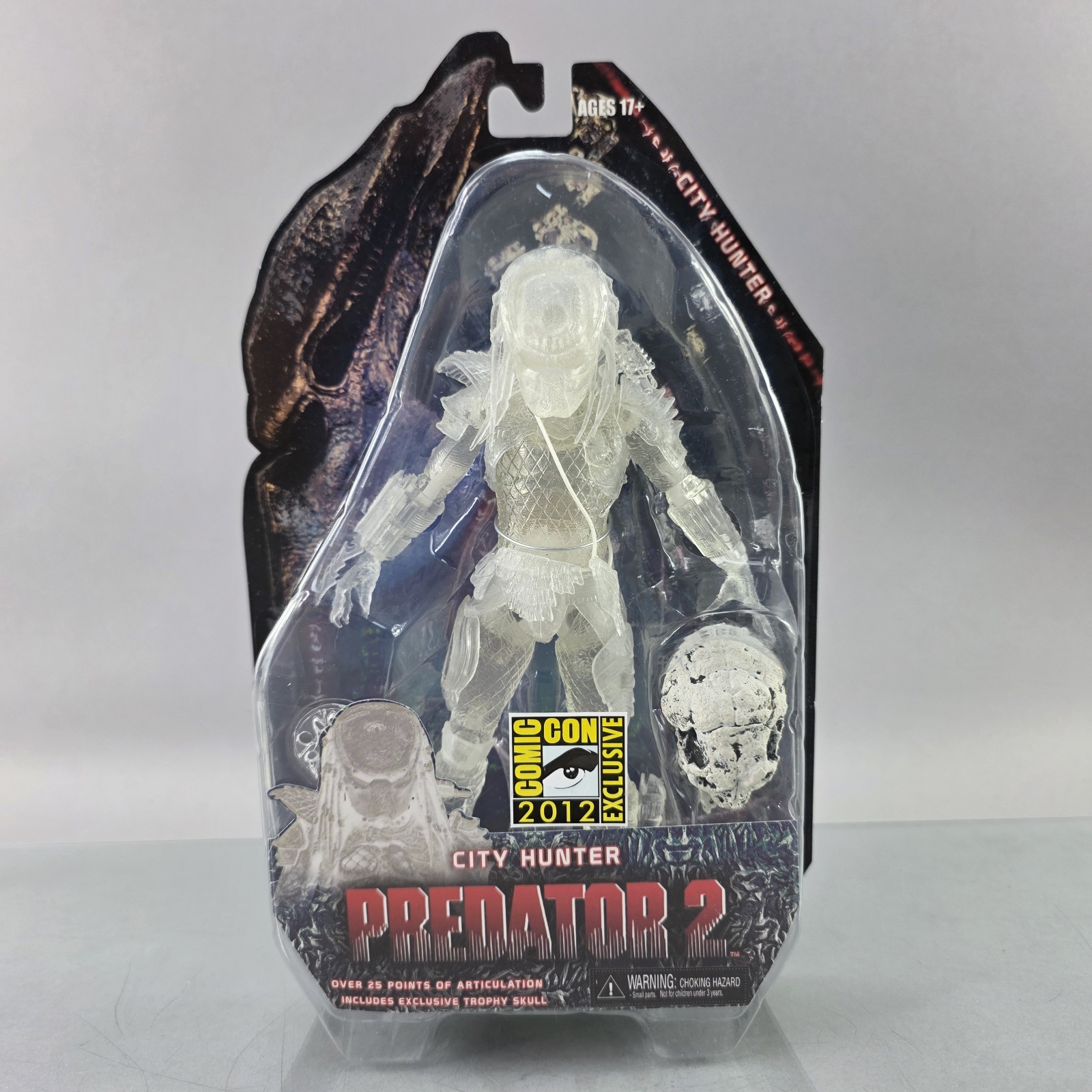 NECA Predator 2 CLOAKED CITY HUNTER Action Figure 2012 SDCC Exclusive NEW