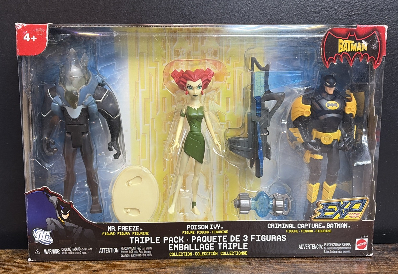 The Batman Triple Pack EXP Mr Freeze Poison Ivy Criminal Capture Batman DC 2006