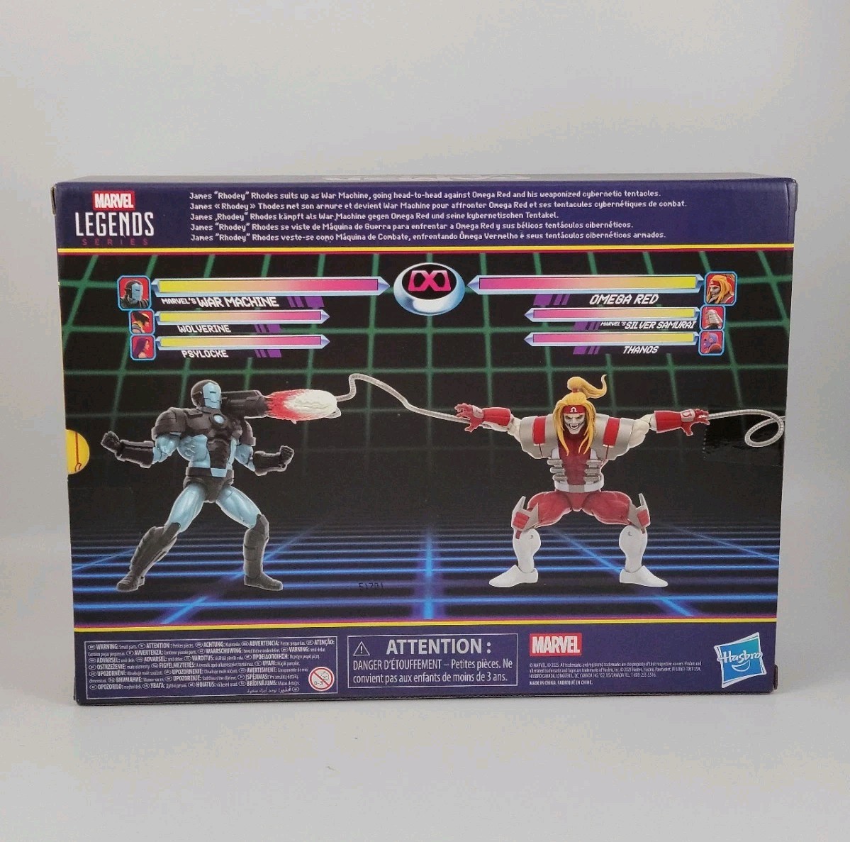 Marvel Legends Gamerverse War Machine vs Omega Red Action Figures, NIP Hasbro
