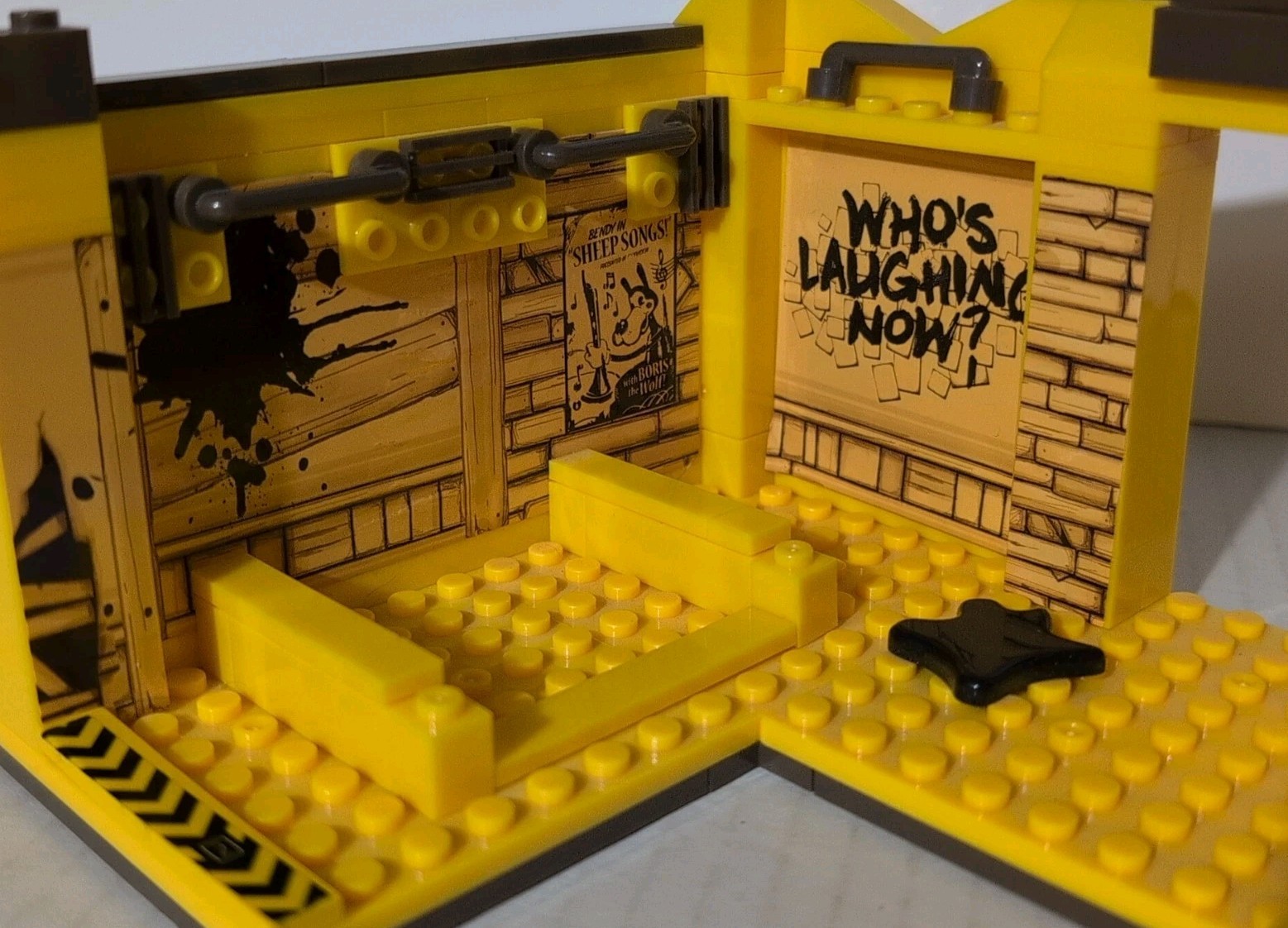 Basic Fun Bendy and The Ink Machine Room Buildable Scene Set 16721 – Incomplete