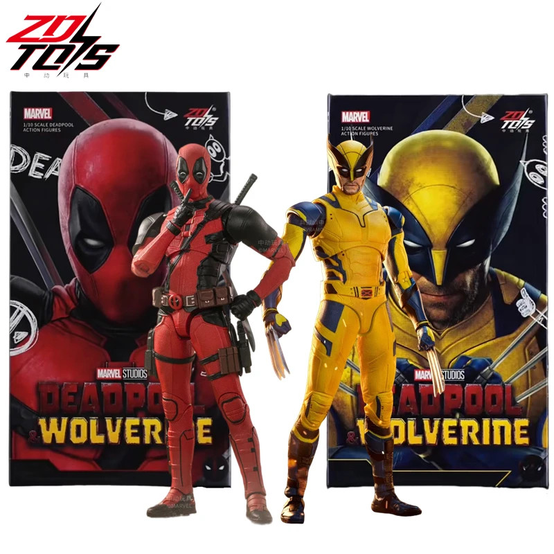 Deadpool & Wolverine Action Figure ZD Toys 1/10 Thor X-Men Movie Gift 7&Prime;