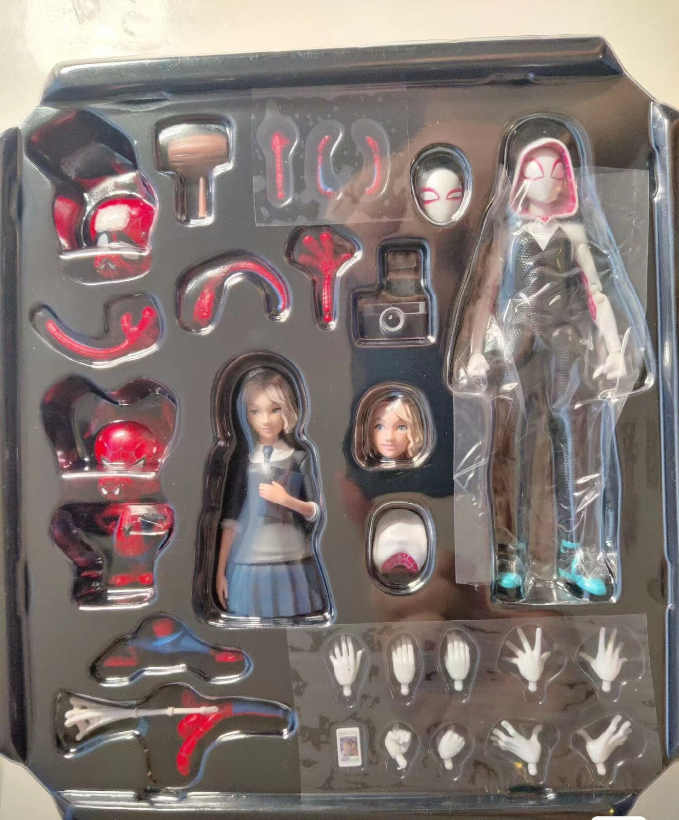 Spider-Man Action Figure Gwen Stacy Into The Spider Verse Toy Gift With Box