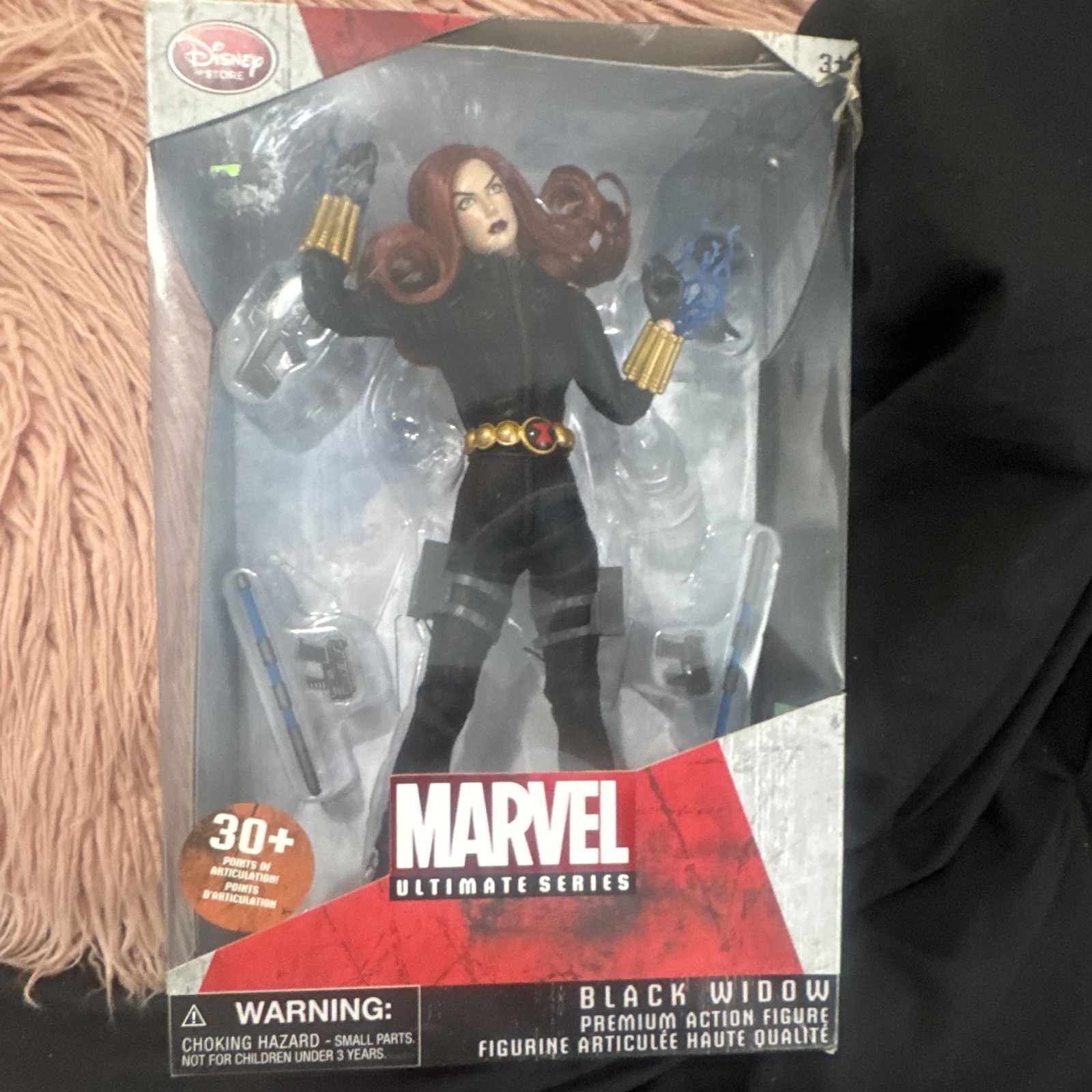 Disney Store Ultimate Series Marvel Black Widow Action Figure w/ Pistol Baton