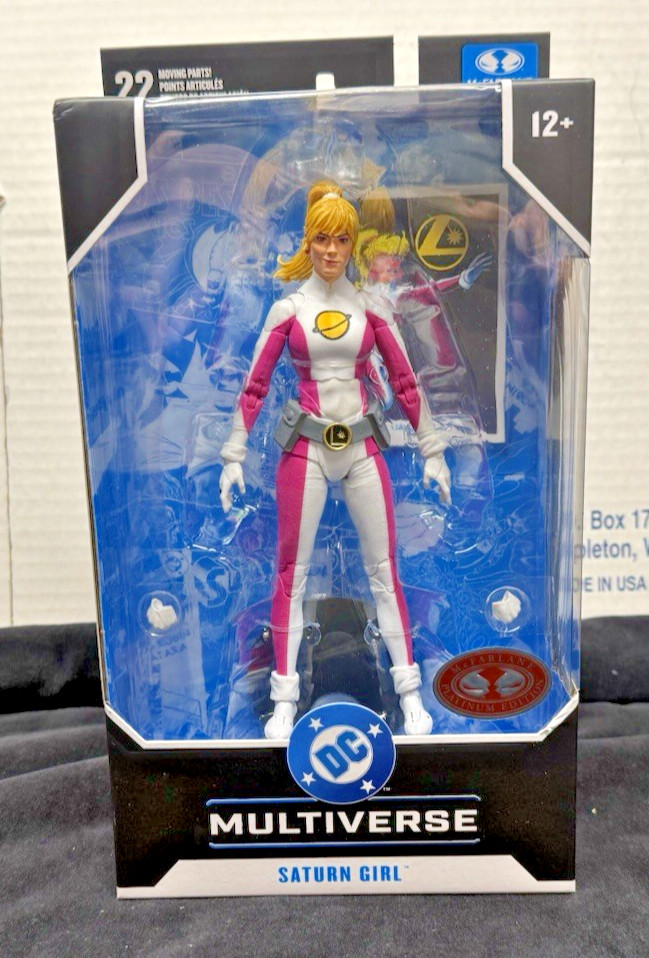 McFarlane DC Classic Multiverse Saturn Girl Red Platinum Edition Action Figure