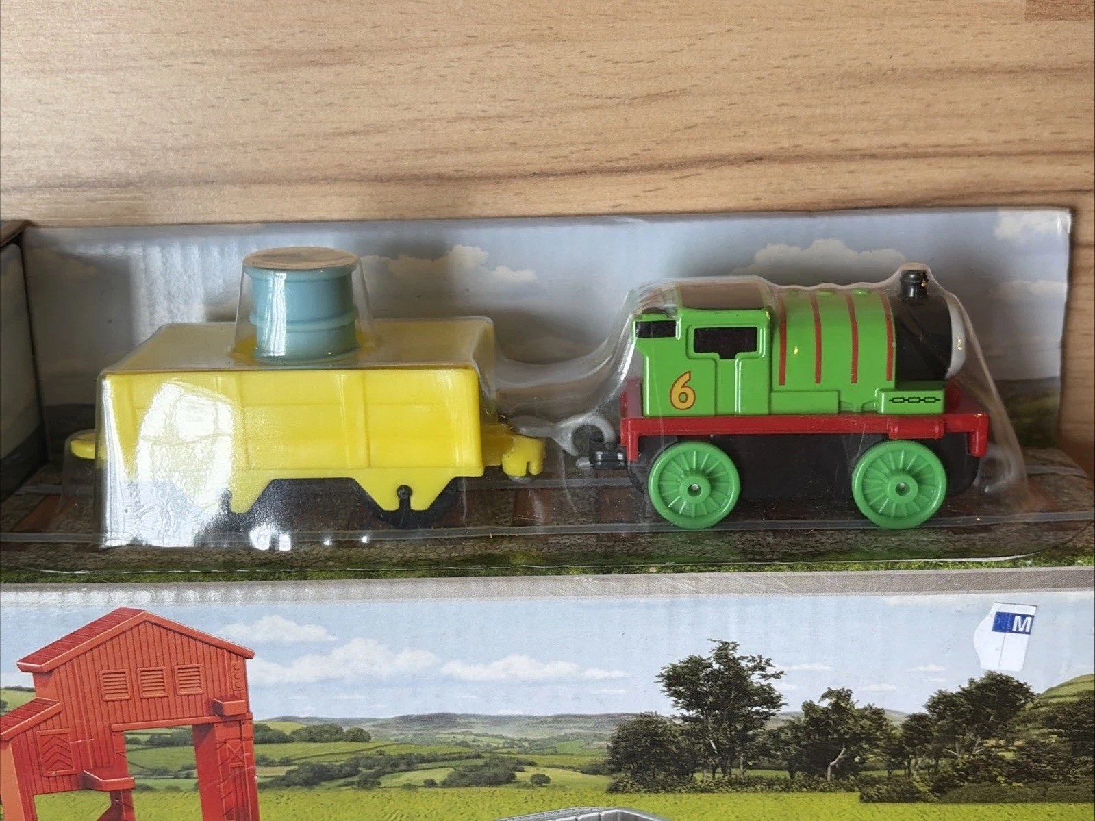Brand New Thomas and Friends Track Master Push Along Percy&rsquo;s Barrel Drop Train