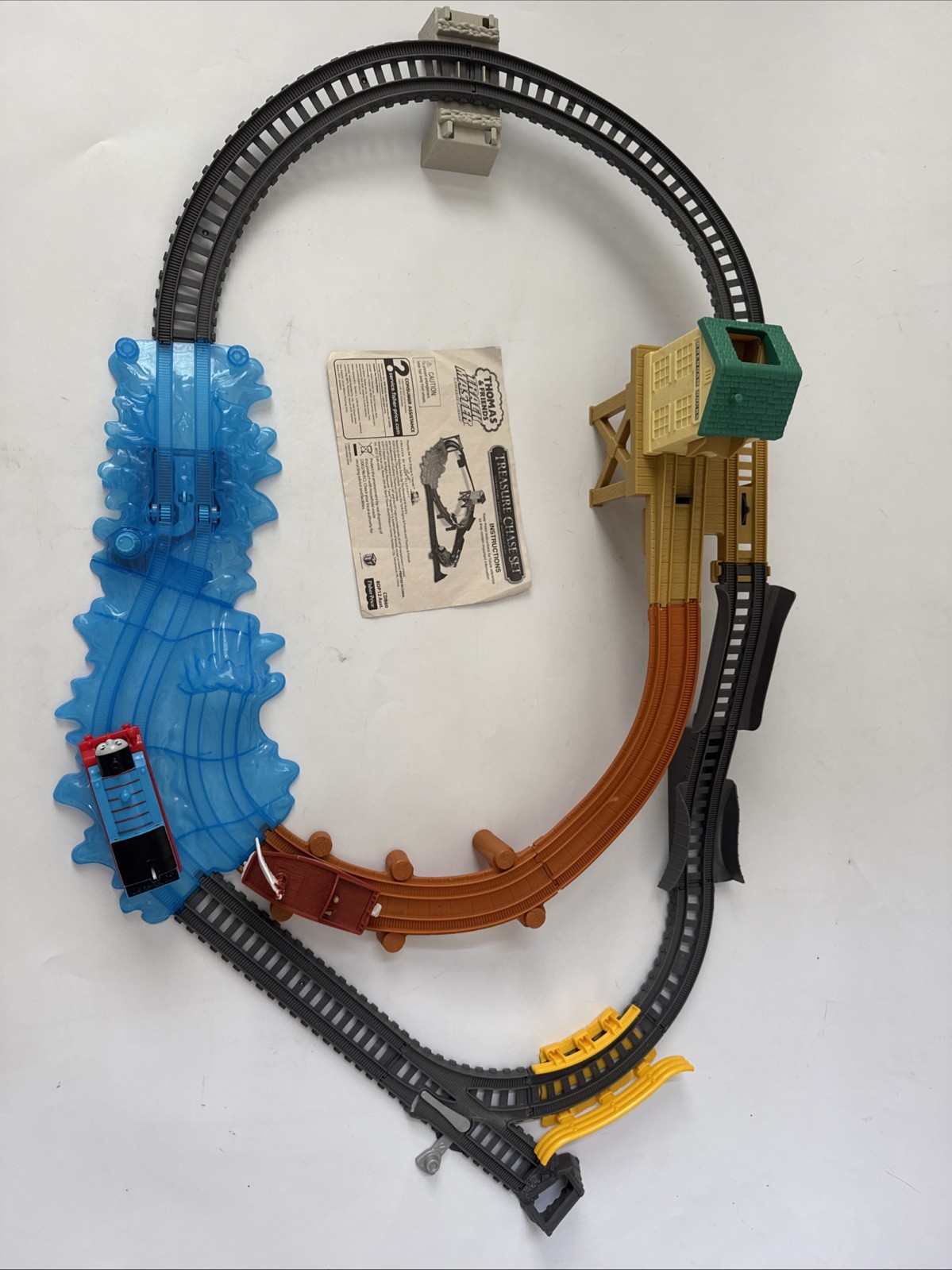 Thomas Trackmaster Treasure Chase Set Train Track Lot Motorized w/Instructions