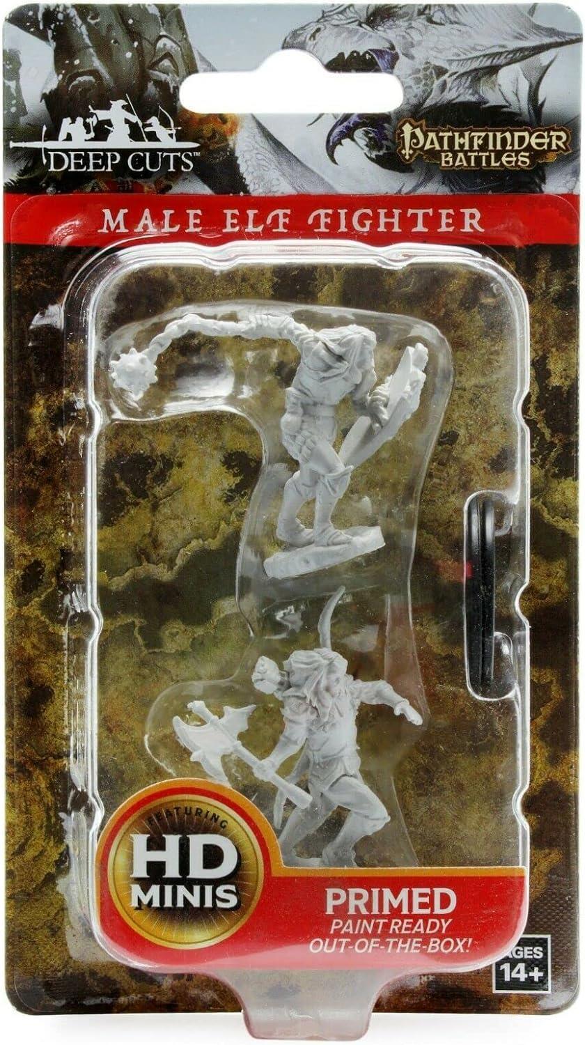 Pathfinder Deep Cuts Unpainted Miniatures: Wave 6: Elf Male Fighter