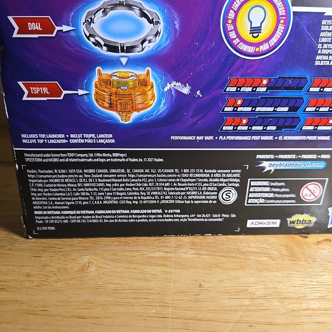 BEYBLADE Rip Fire Force Set – Burst Surge – Speed Storm -Lights Up