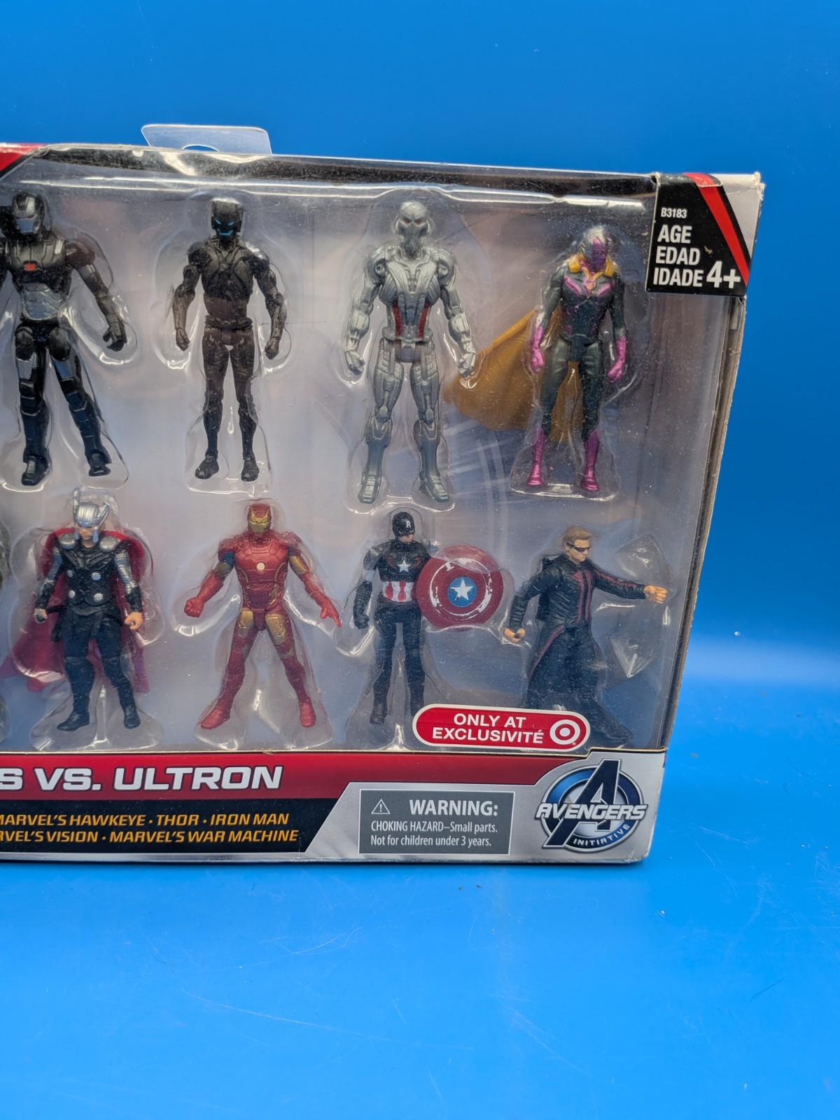 2015 Marvel MiniVerse 3&Prime; Avengers Vs Age Of Ultron Target Set of 9 Figures NIB