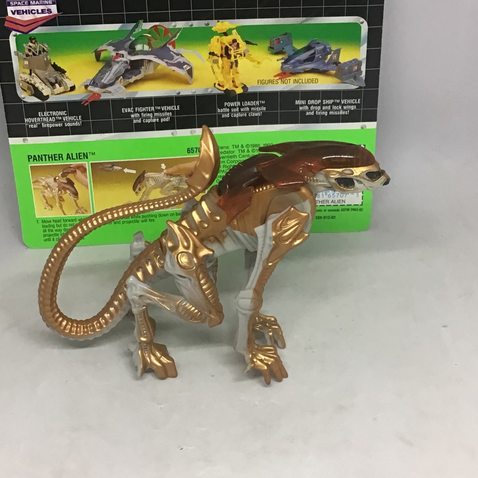 Kenner Panther Alien flying attack Parasite movie MOC predator 1993 missile