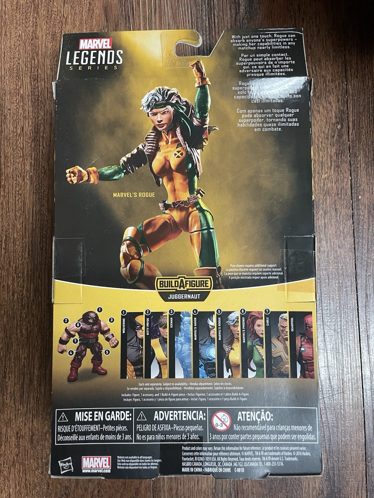 Hasbro 2016 Marvel Legends ROGUE Juggernaut BAF Figure