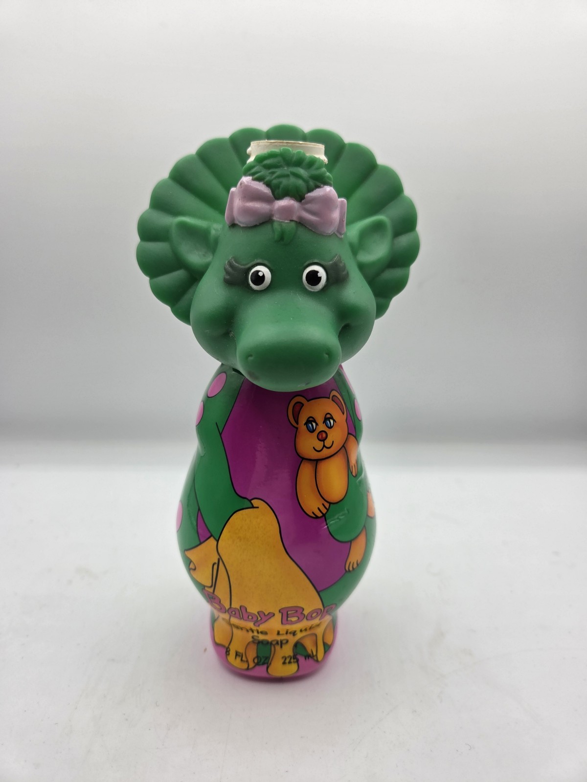 Vintage BABY BOP Kid Care Liquid Soap Dispenser Lyons Group Barney 1994 No Soap