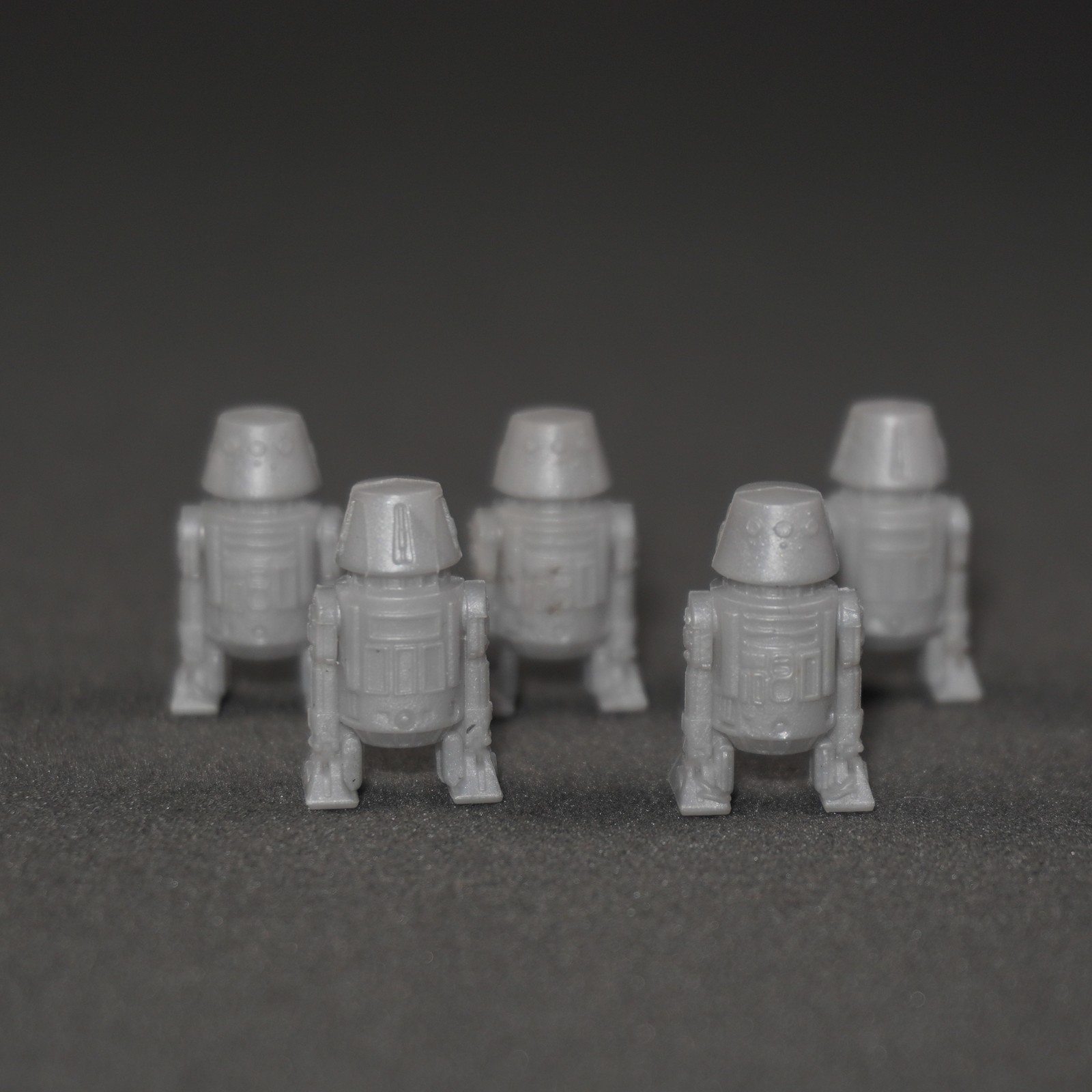 5PCS Star Wars R5-D4 Micro Galaxy Squadron Droids 0.7 inch Mini Figure Prototype