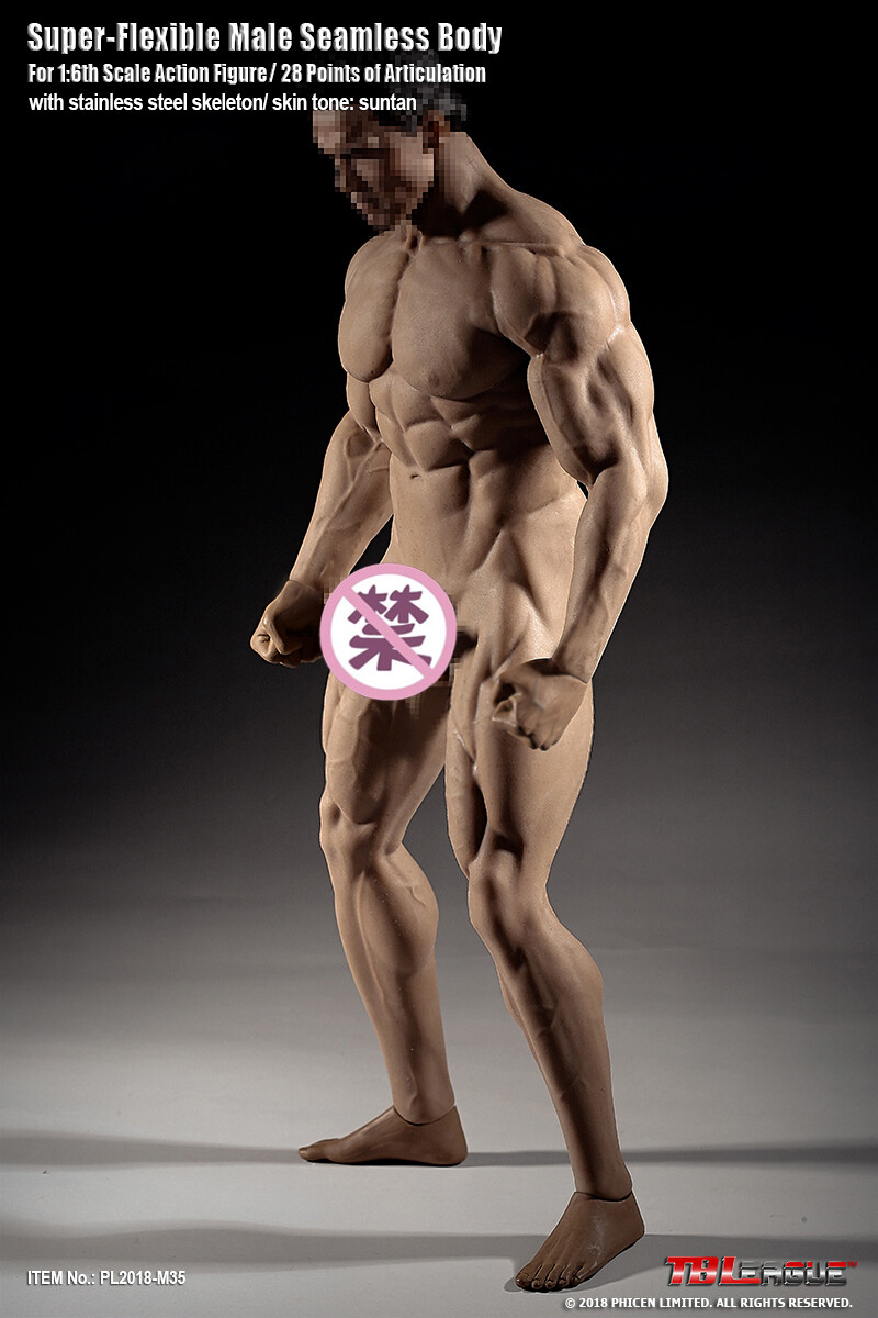 TBLeague Phicen 1/6th Scale Super Flexible Male Seamless Body-M35 new Version