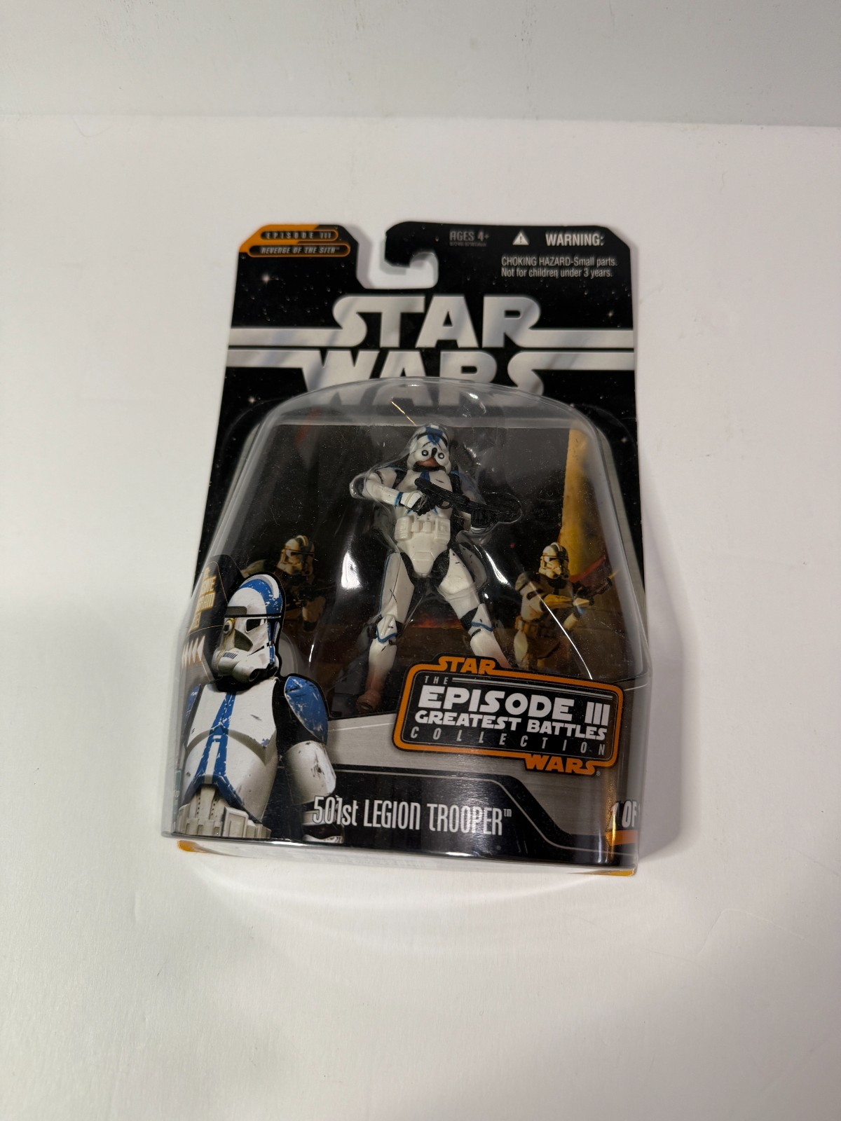 501st Clone Trooper Revenge of the Sith Star Wars 3 3/4 In Action Figure