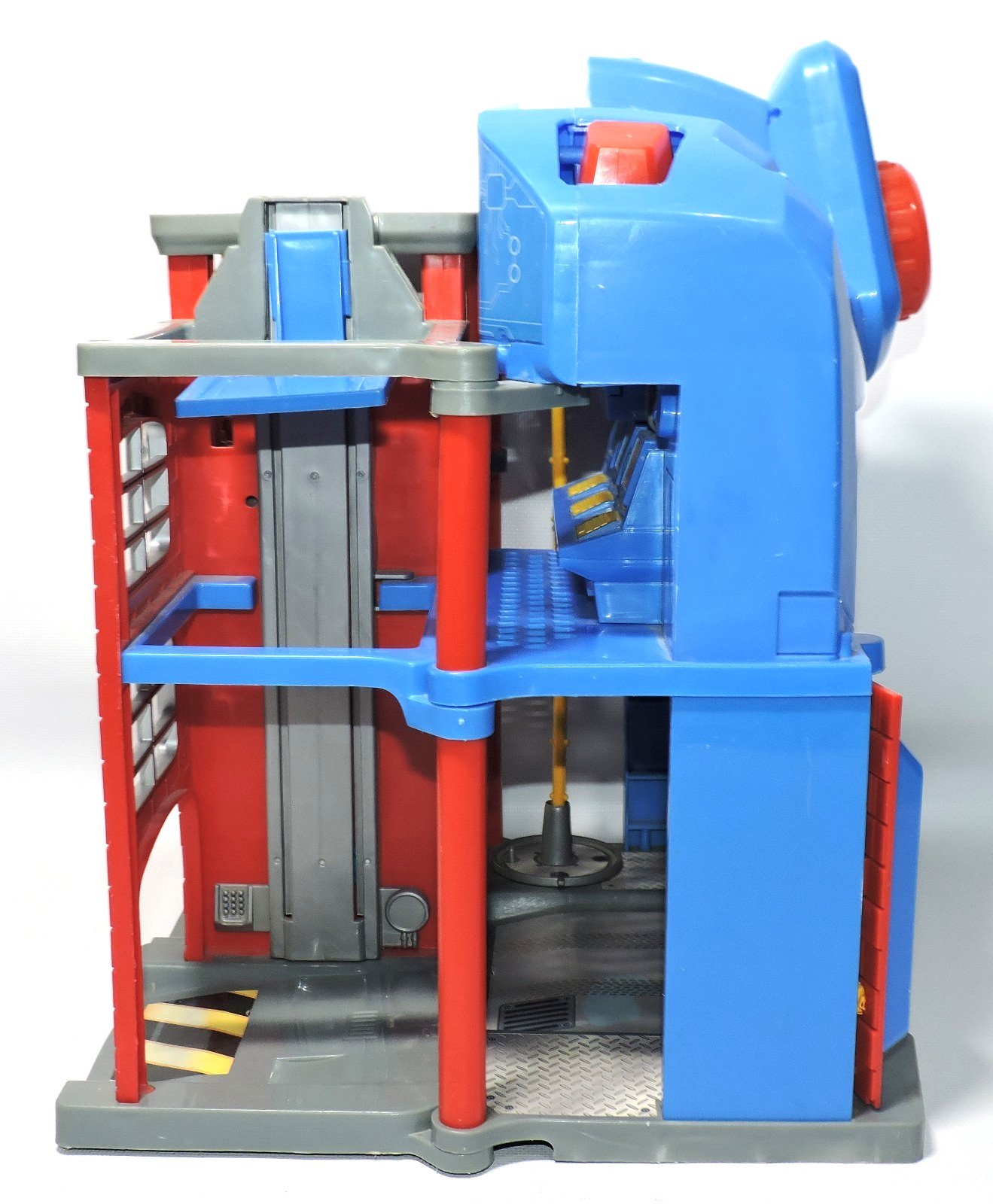 Transformers Rescue Robots Optimus Prime Fire Station Firehouse Toy Light Sounds