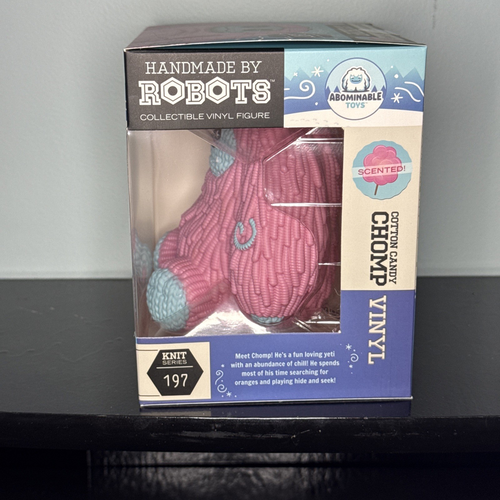 Handmade By Robots Chomp FYE LE 312 COTTON CANDY Scented Abominable Toys