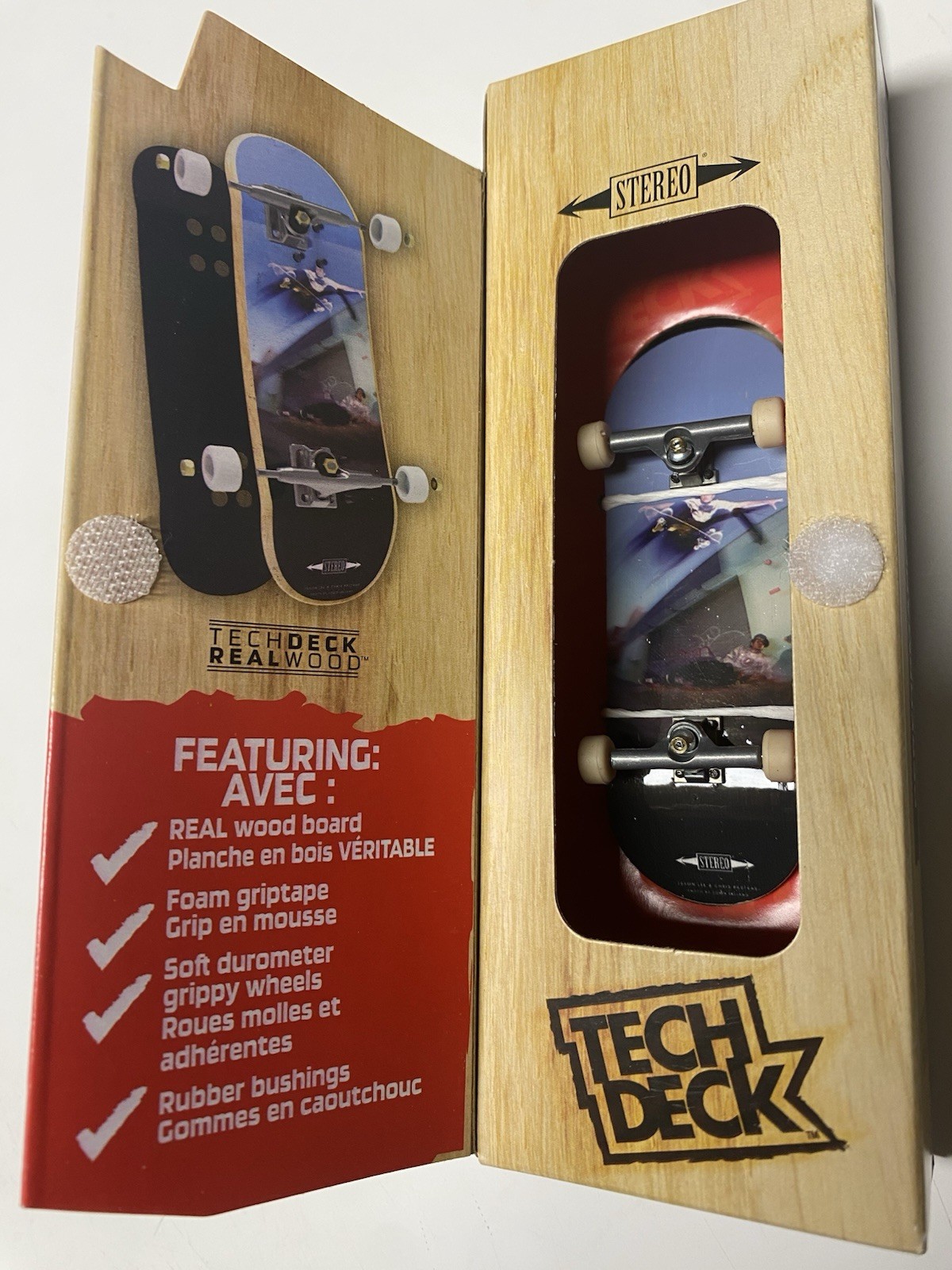 TECH DECK Performance Series STEREO Wood Fingerboard Skateboard Jason Lee