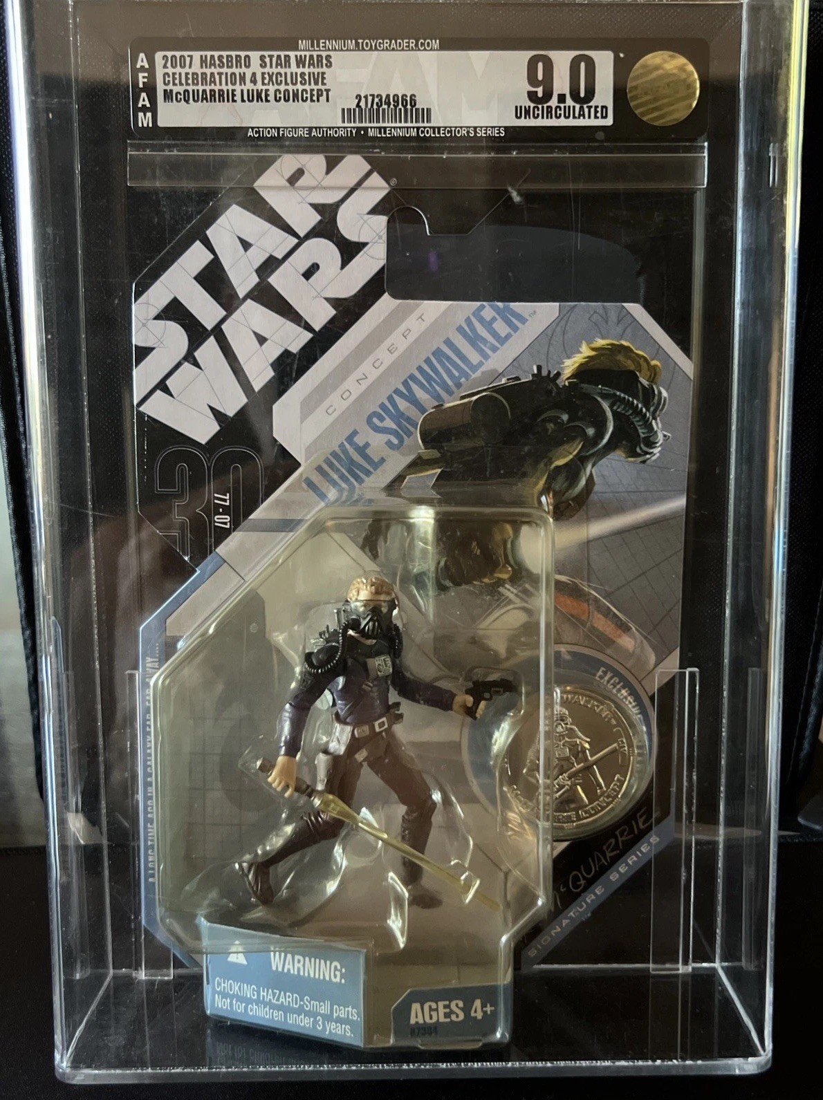 McQuarrie Luke Skywalker Concept AFAM 9.0 Star Wars Celebration Exclusive 2007
