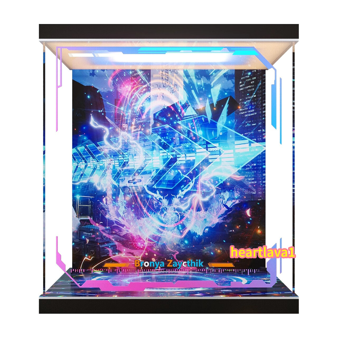 Dustproof Acrylic Display Box Case for Honkai Impact 3 Bronya Zaychik 1/7 Figure