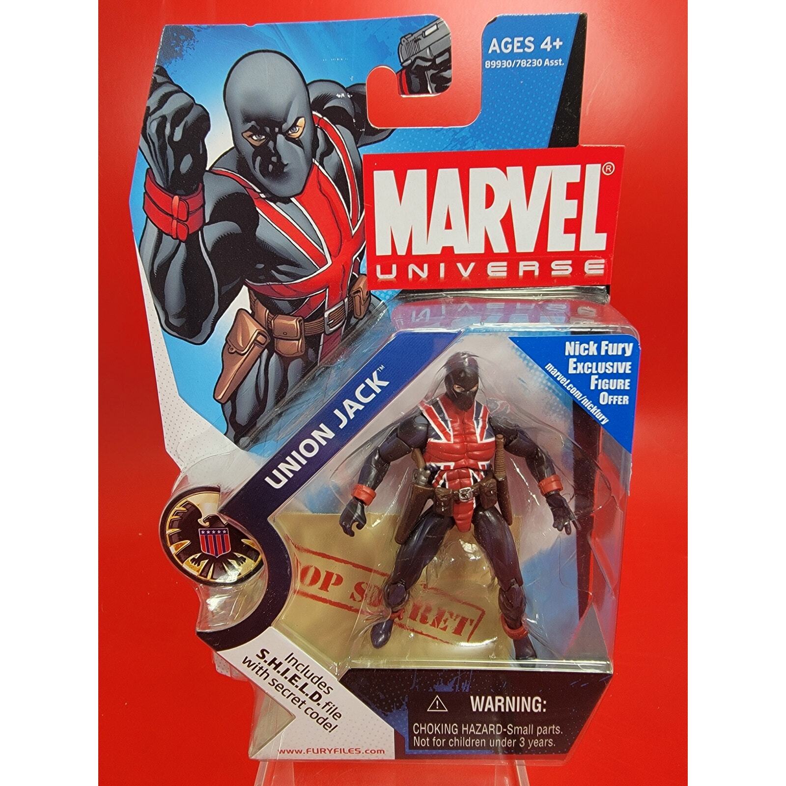 Hasbro Marvel Universe Union Jack action figure 2008 3.75 Series 1 #26 NEW S2