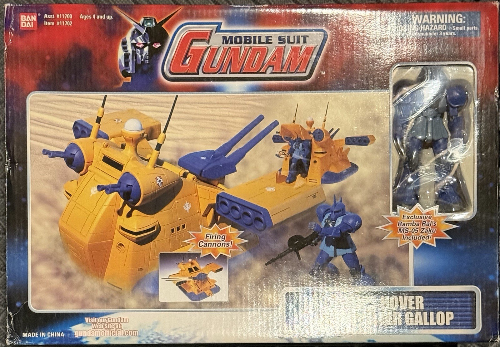 Bandai Mobile Suit Gundam Gallop Ground Carrier Type MS In Action Figure MSIA