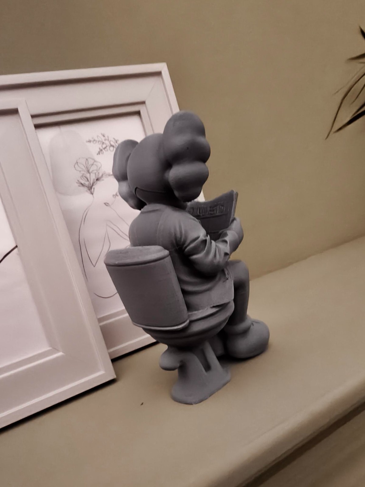 KAWS Style Figure – 3D Printed PLA Model