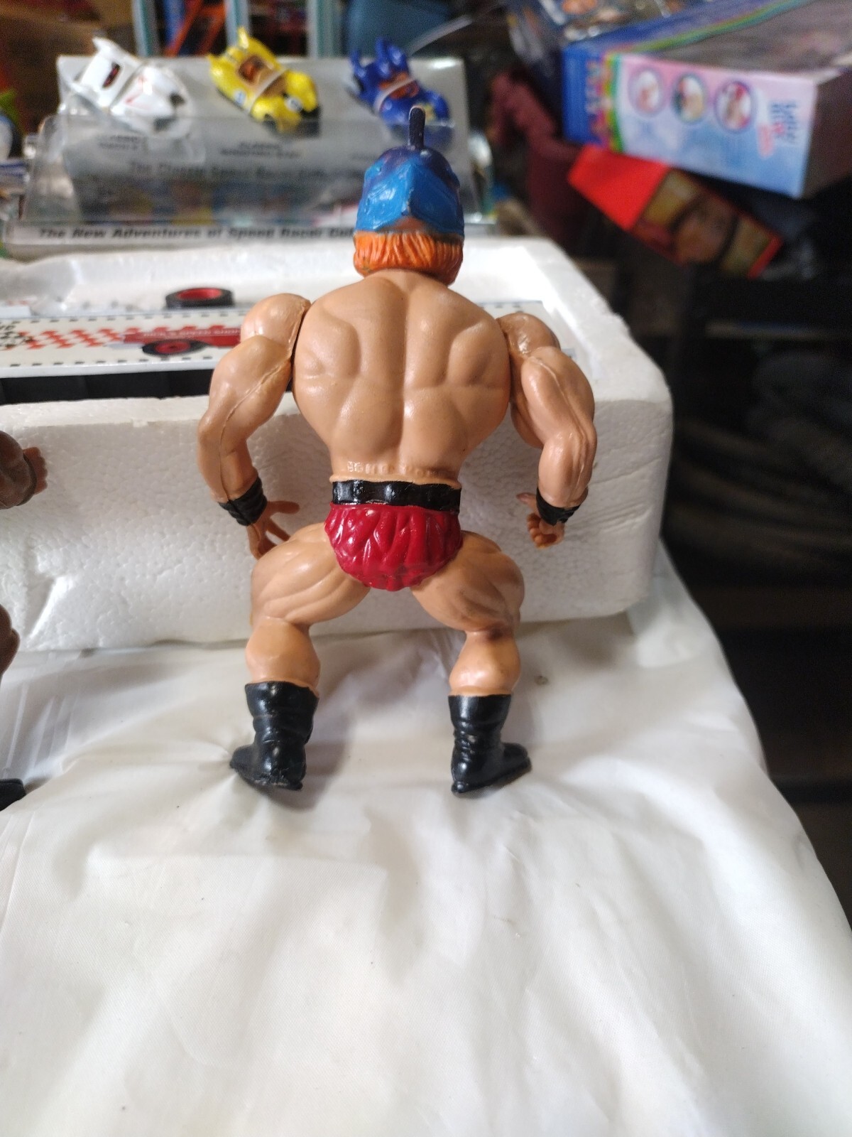 Rare Bundle Galaxy Warriors Wolf Anubi Heman Knock Off Action Figures 1985 MOTU