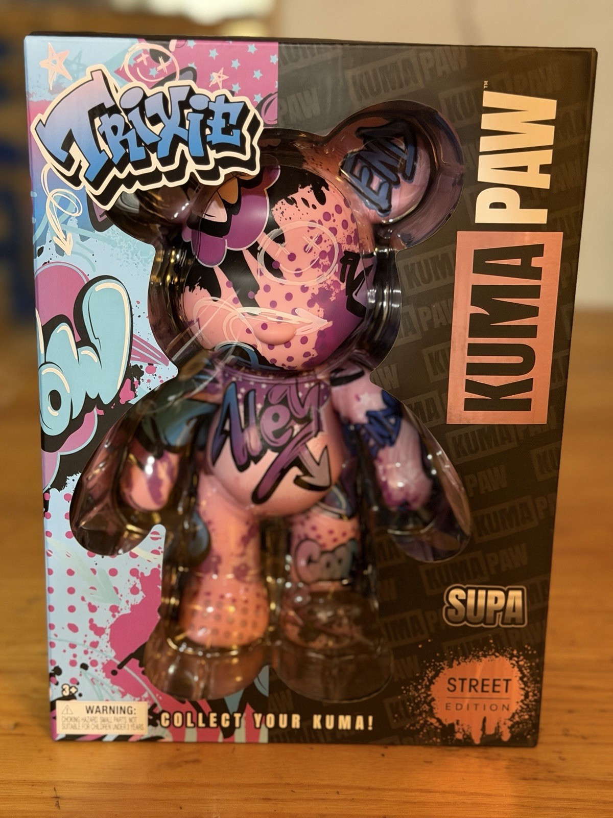 Kuma Paw Trixie Street Edition 9.5” Vinyl Art Toy Figure SUPA New Sealed