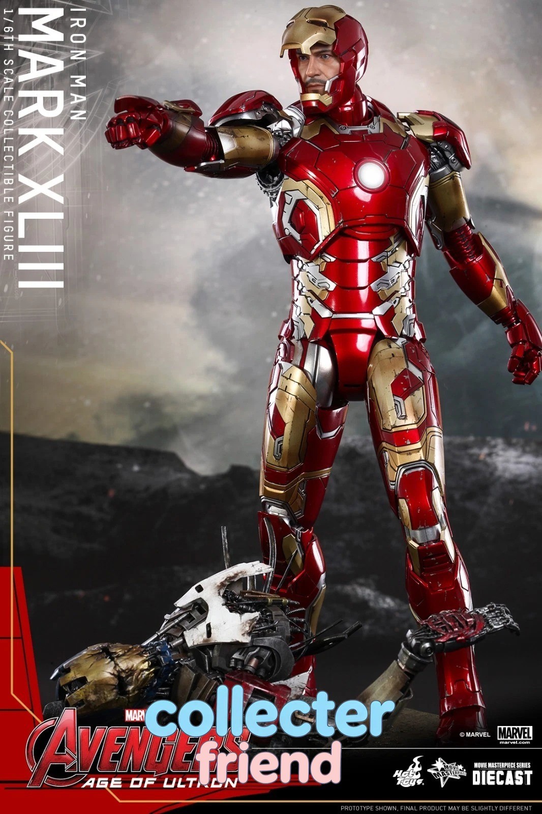 HOT TOYS MMS278D09 Avengers: Age of Ultron Iron Man Mark 43 XLIII 1/6 Figure