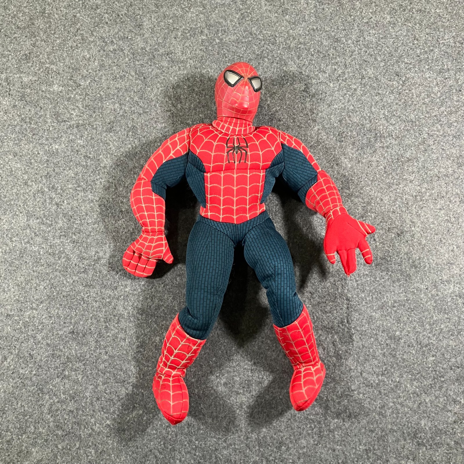 VTG Y2K 2002 Spider-Man My Pal Talking Toy Biz 20&Prime; Plush UNTESTED/NOT WORKING