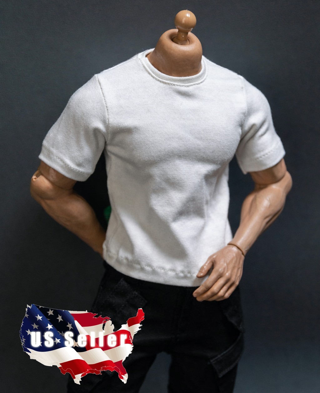 1/6 T-Shirt Top For 12&Prime; Male Figure TBLeague Muscular M33 M34 M35 AT027 Worldbox
