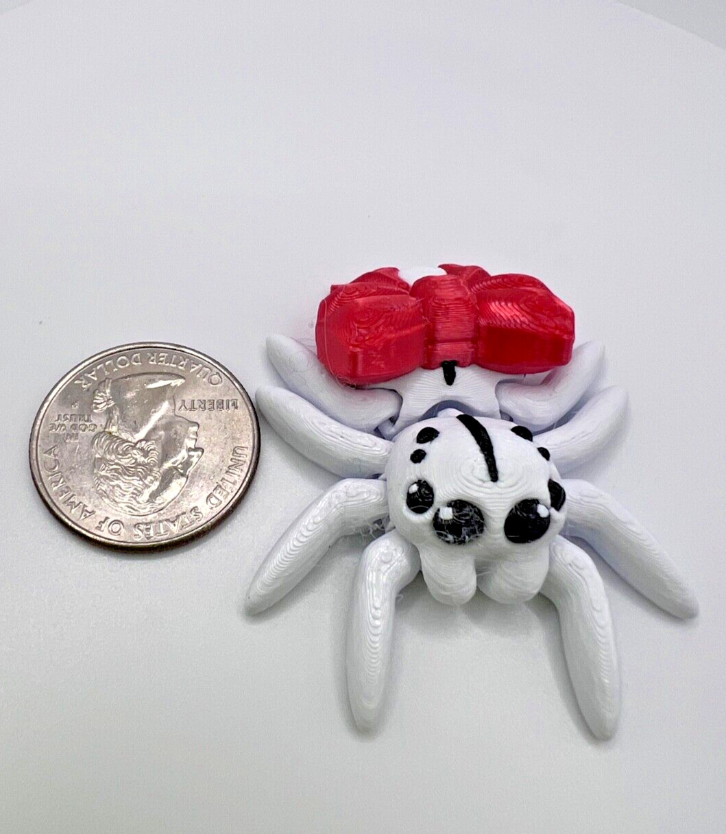 Miniature Fidget Jumping Spider Toys, Set of 10, Novelty Gift, Unique Decor