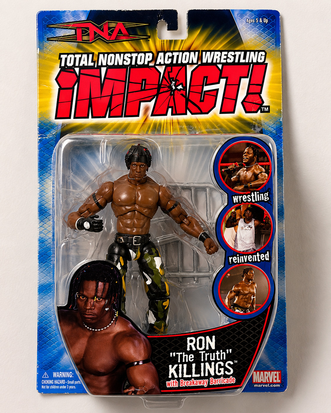 2006 TNA Impact! Ron « The Truth » Killings Action Figure – Factory Sealed