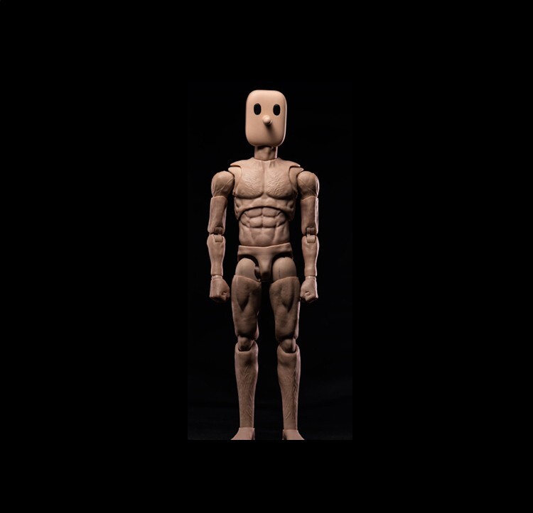 Notatoys NT-02W 1/12 Notaman Male Movable Joint Body Square Head 6 » Figure