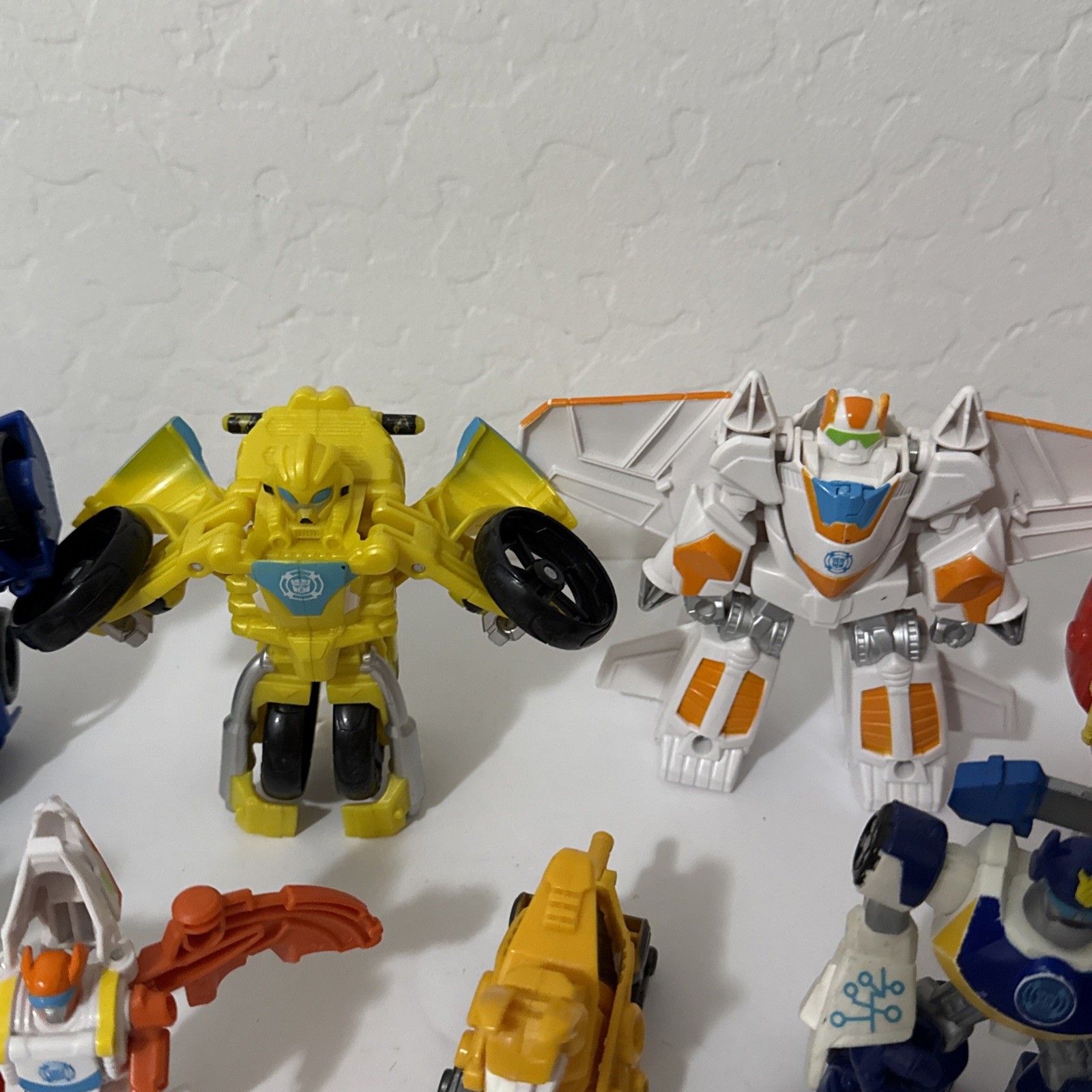 Hasbro Transformers Playskool Heroes Rescue Bots Lot of 9 Action Figures