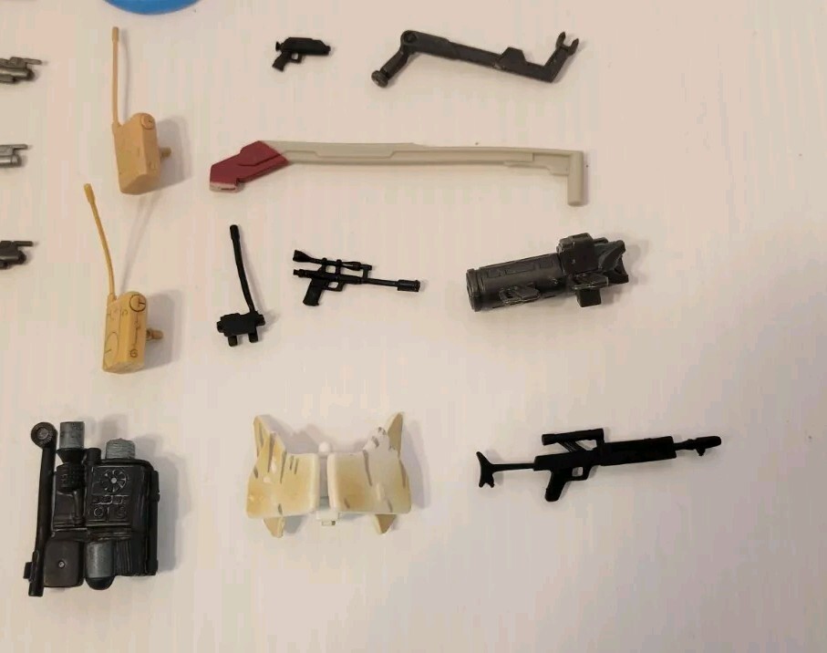 Large Star Wars Weapons Accessories Pieces And Parts Lot of 82 TCW