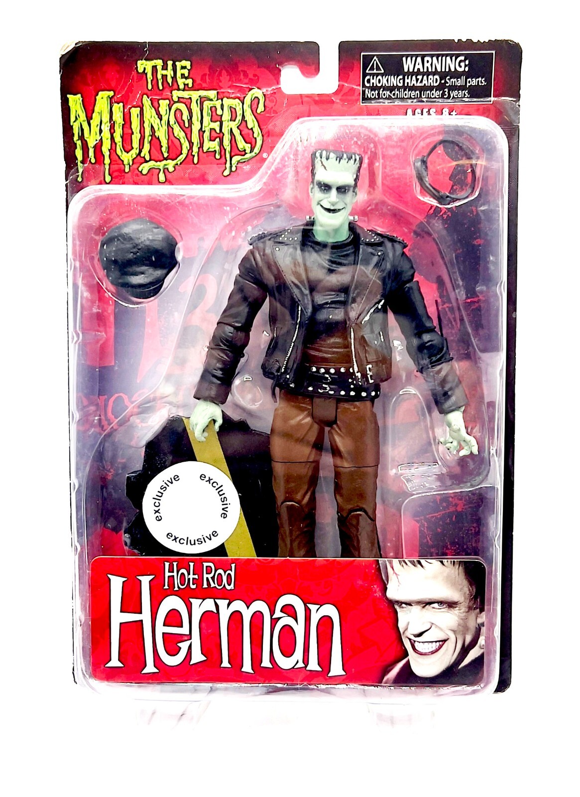 2013 The Munsters HOT ROD HERMAN Action Figure, Diamond Select / Toys R US – NIB