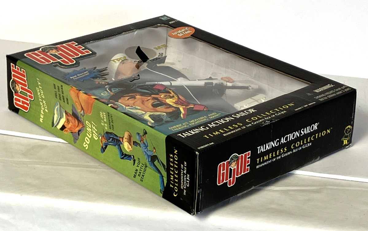 GI Joe Timeless Collection Talking Action Sailor 12” Figure NIB Factory Sealed