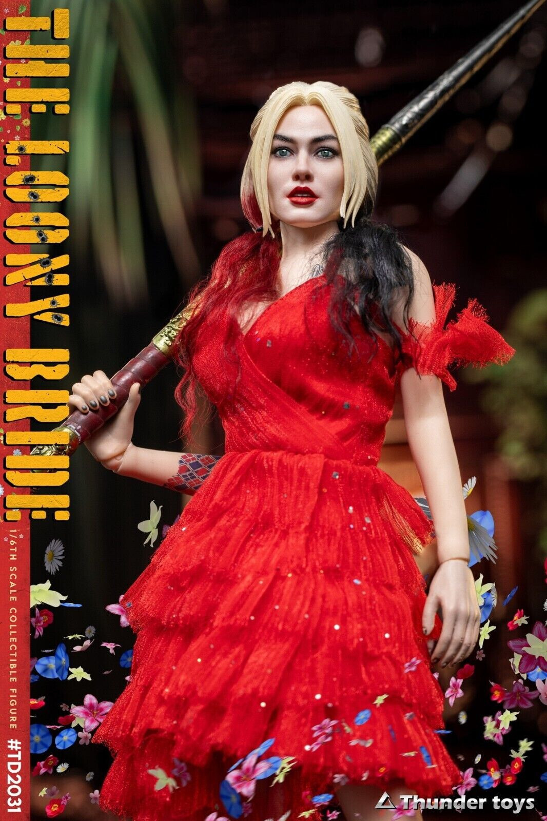 New Thunder Toys TD2031 1/6 Crazy Bride Harley 12&Prime; Figure in stock