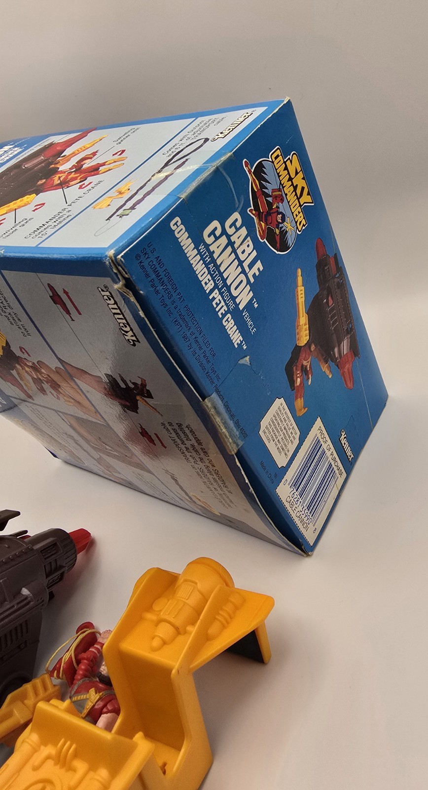Sky Commanders Cable Cannon Kenner 1987 Incomplete, Parts