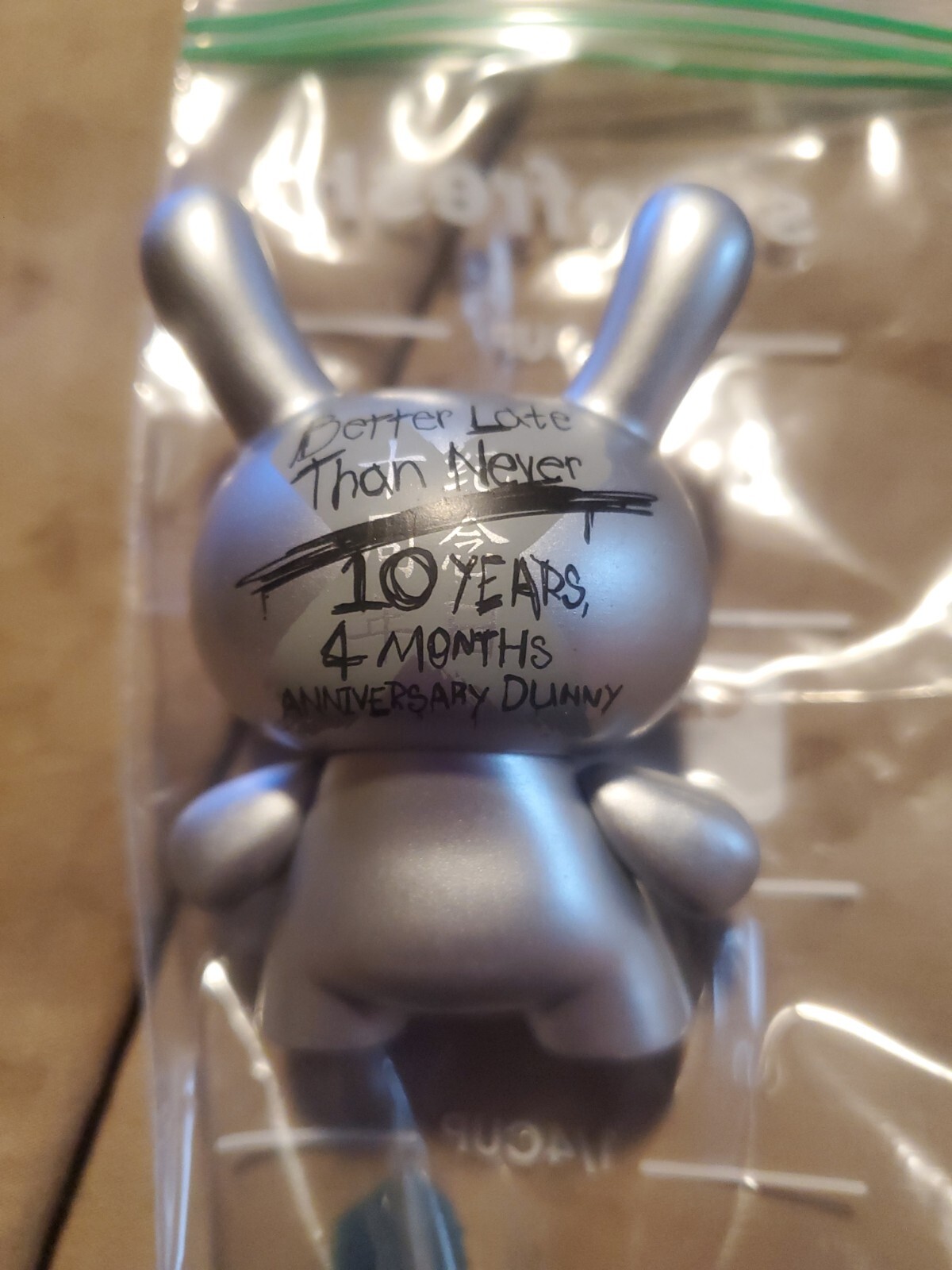 Kidrobot Special Edition 10th Anniversary DUNNY 3&Prime; 10 Years 4 Months new in box