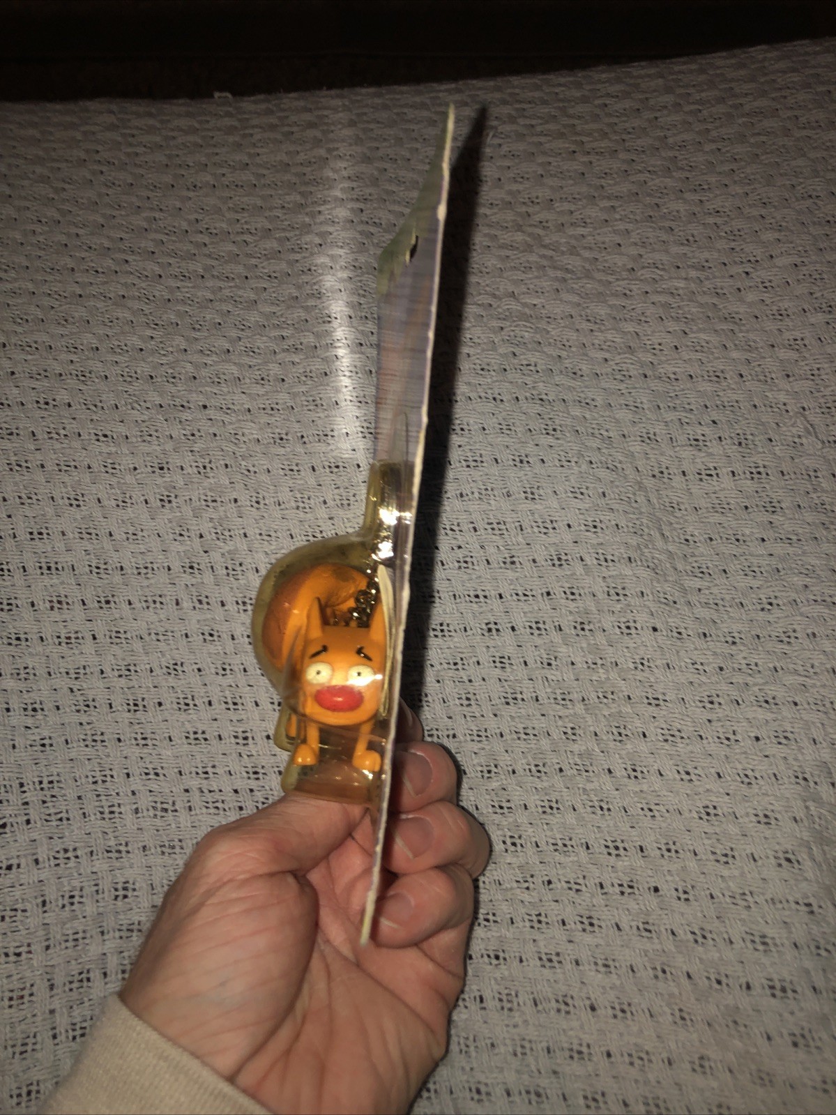 CatDog NICKELODEON Basic Fun Keychain 957-0 Sealed 1999 Cartoon Figure Toy Cat
