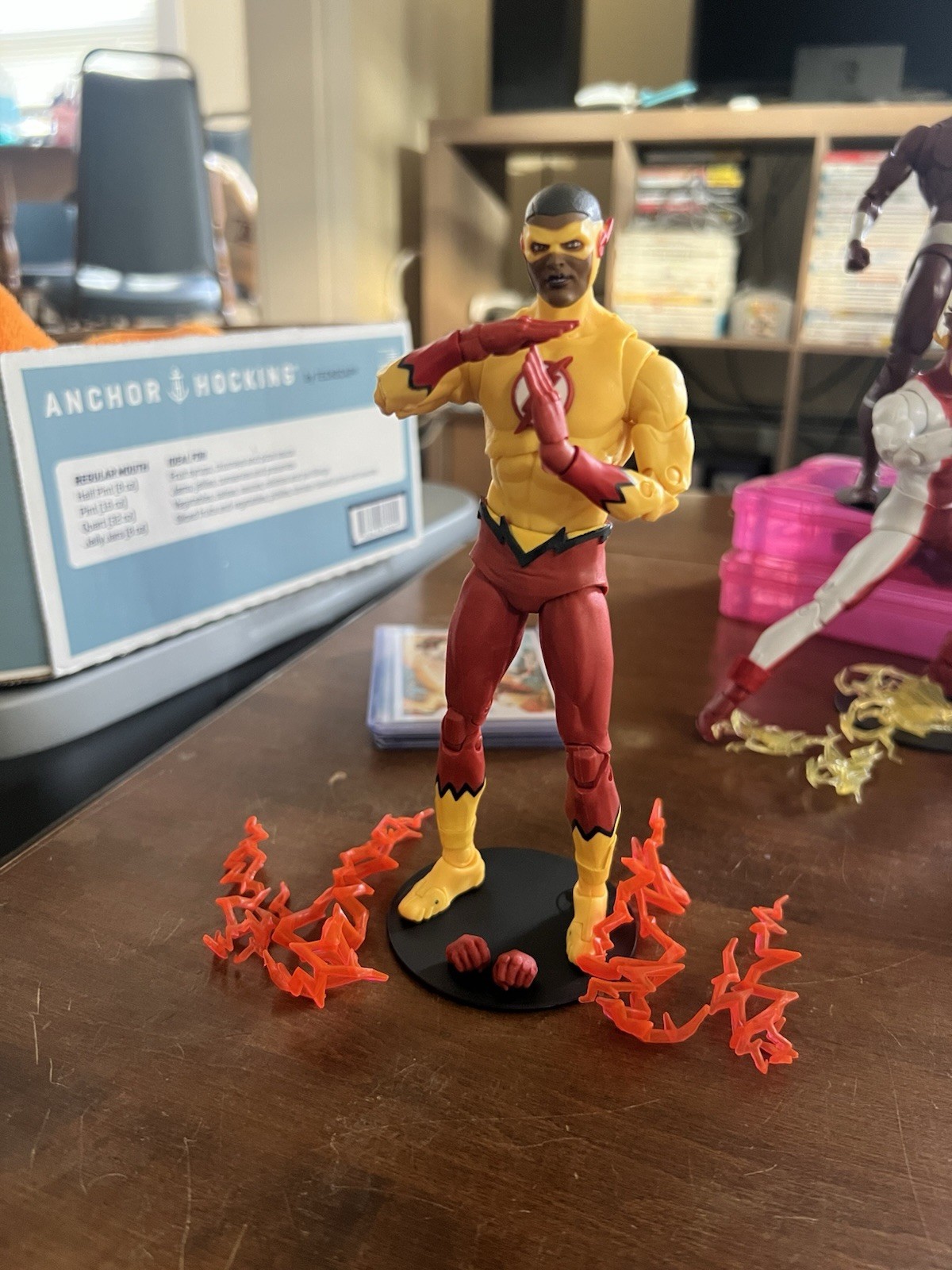 McFarlane Lot The Flash Kid Flash Wally West Dark Flash Walter West Max Mercury