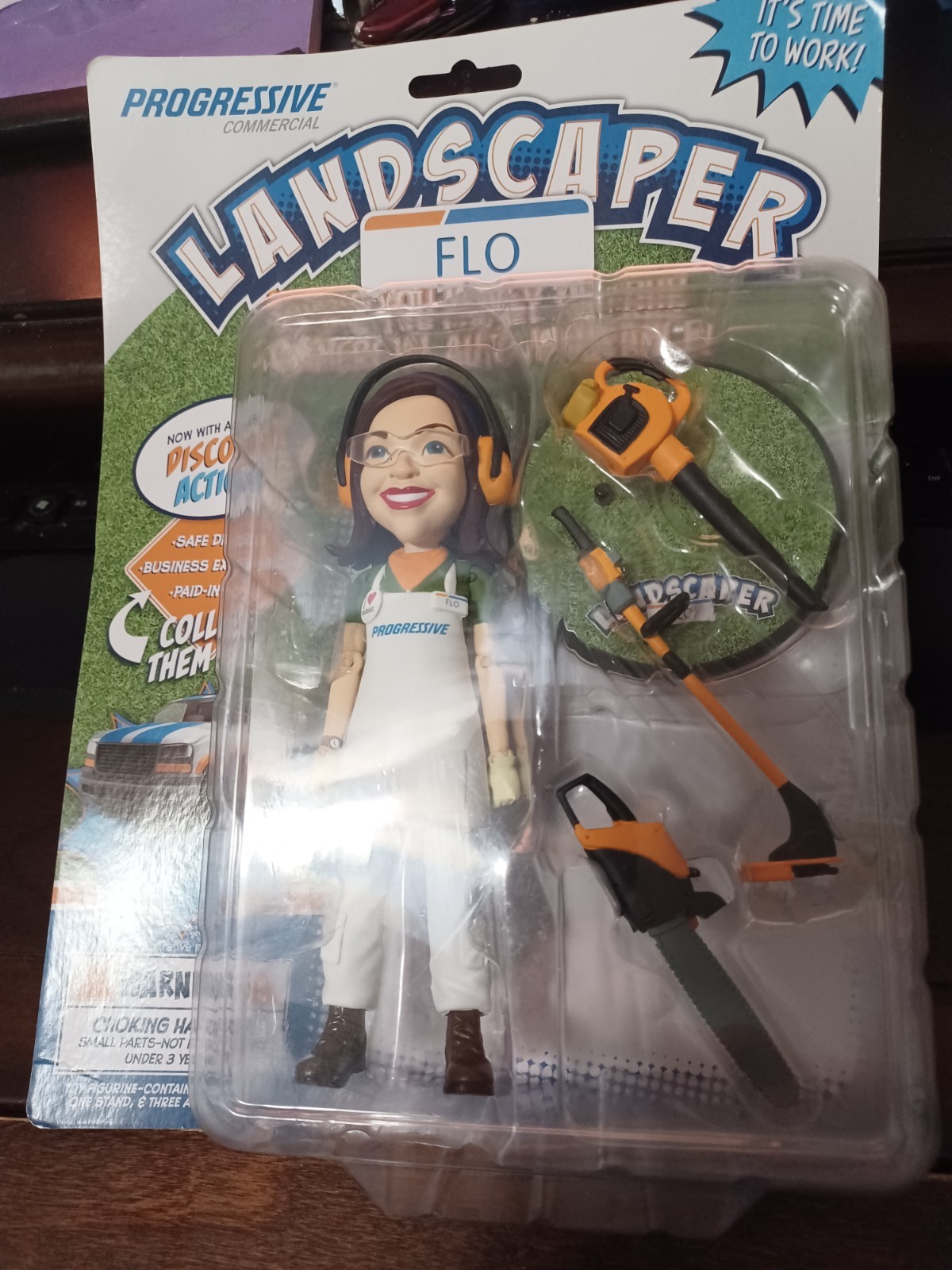 Progressive Commercial Landscape Flo Action Figure New Factory Sealed