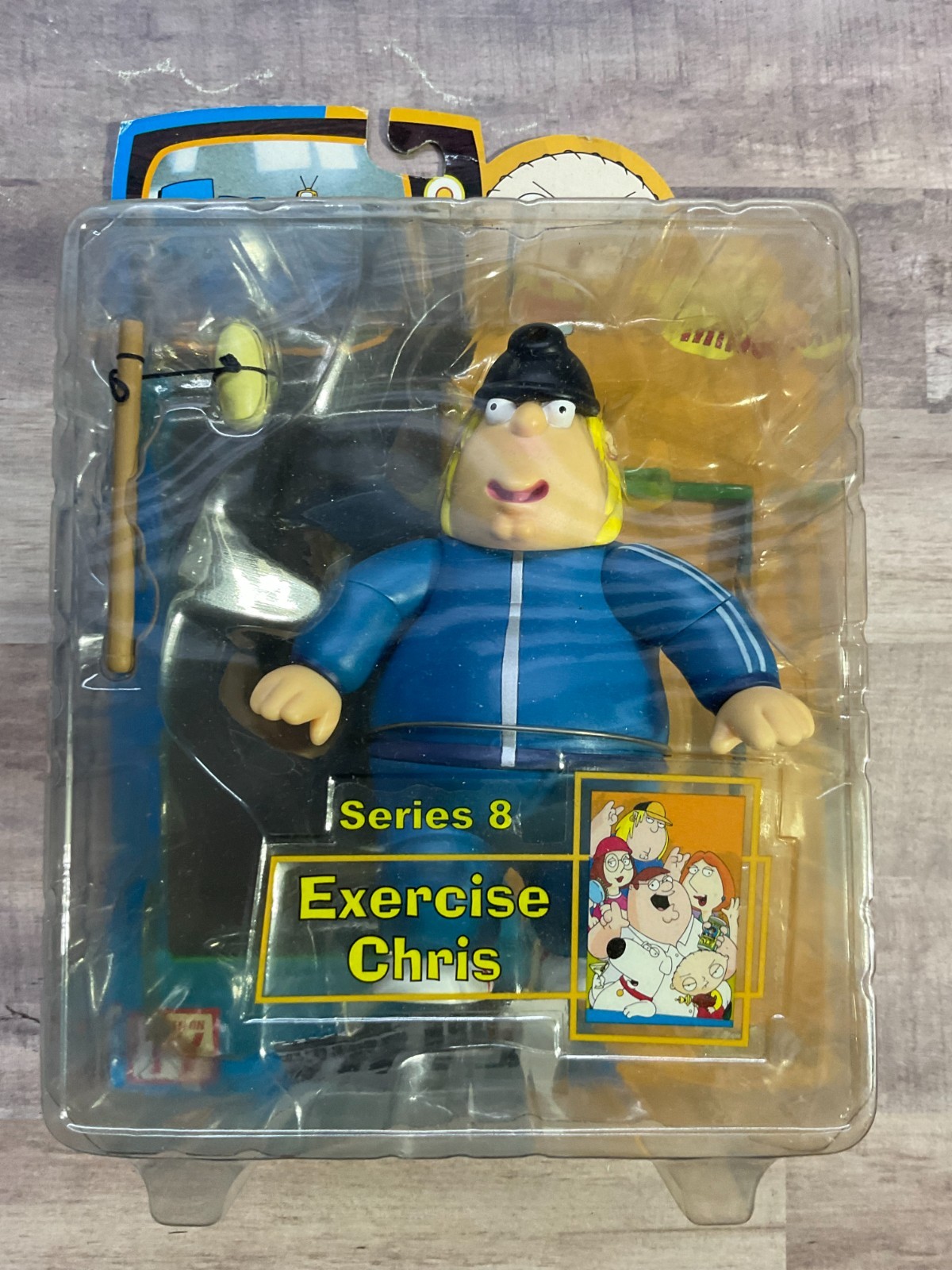 Family Guy Exercise Chris Griffin Series 8 Action Figure Mezco SEALED C1